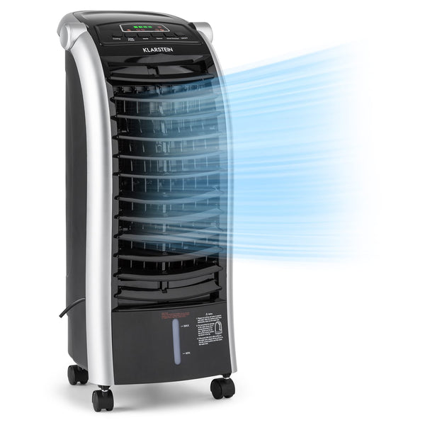Maxfresh ventilateur refroidisseur d'air humidificateur fonction 4 en 1 oscillation réservoir d'eau 6L 65 W fonction minuterie