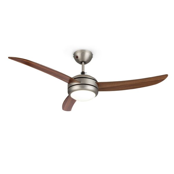 El Paso ventilateur de plafond plafonnier 52" 10344 m³/h 3 pales imitation chêne foncé