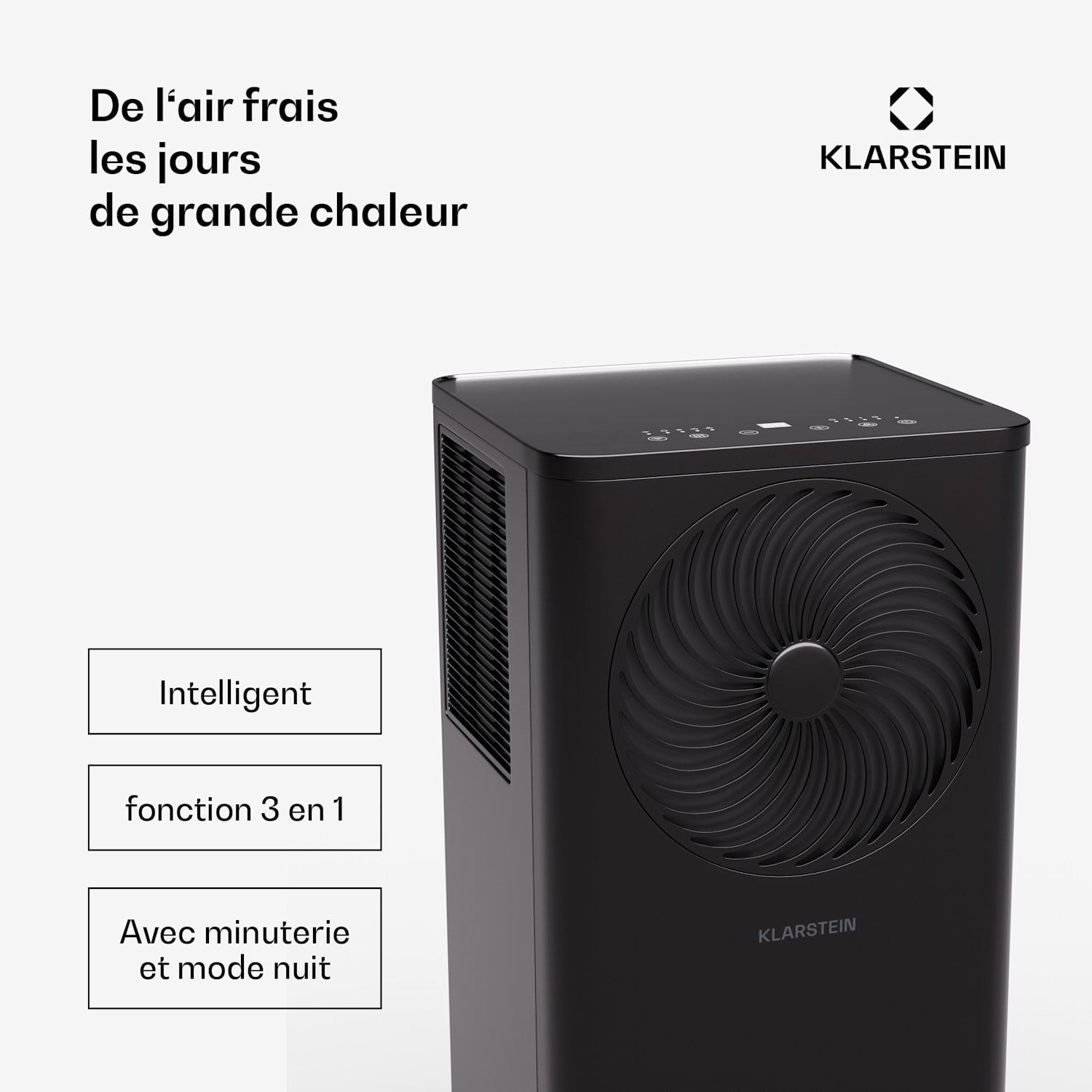 Aero Ring 7K climatiseur mobile intelligent 7 000 BTU pour max. 25 m² avec commande vocale
