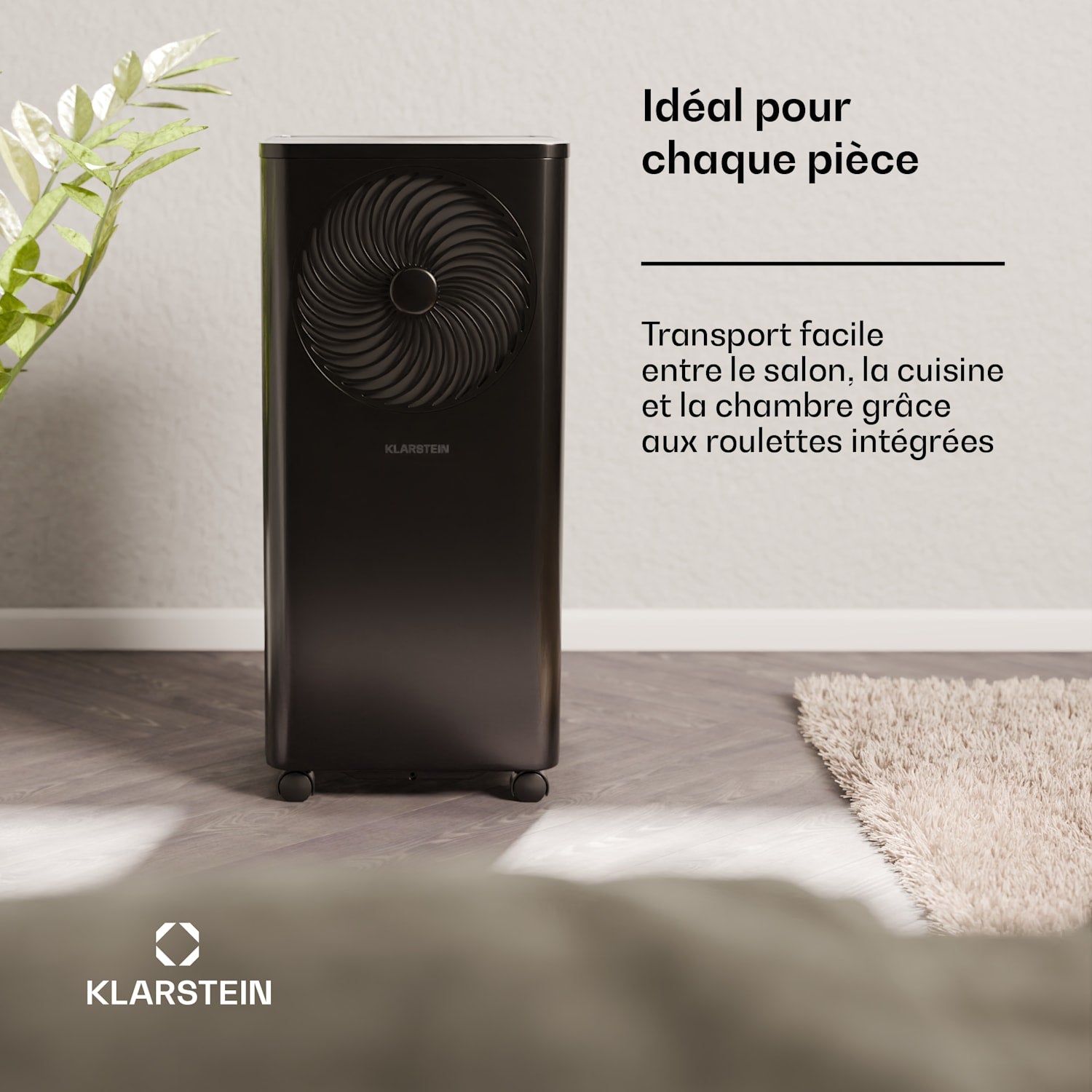 Aero Ring 7K climatiseur mobile intelligent 7 000 BTU pour max. 25 m² avec commande vocale