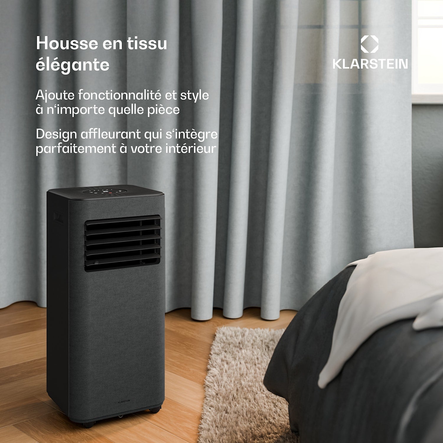 AireLux climatiseur mobile | 9000 BTU | 31 cm | 33 m² | Classe énergétique A